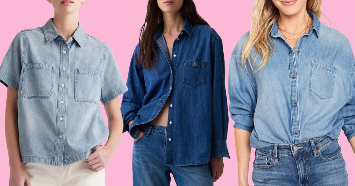15 Denim Shirts 'It' Girls Are Reaching for This Fall — From $24