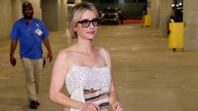 Emma Roberts attends opening night, day one of the 2026 US Open, a Grand Slam tennis tournament held at the USTA Billie Jean King National Tennis Center on August 30, 2026 in Flushing Meadows, Queens, New York City, NY.