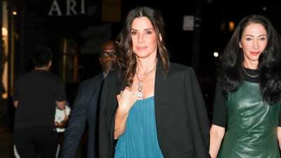 Sandra Bullock seen in SoHo on September 09, 2026 in New York City.